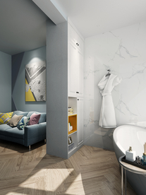 轻奢风格休息室内效果图