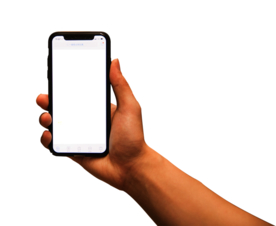 人物手臂手指点击合成海报素材