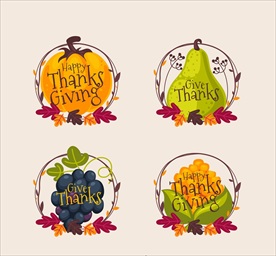 感恩节食物标签