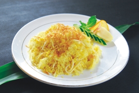 桂花金柱炒鳝肚