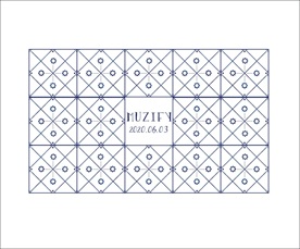 块面小花瓷砖图案