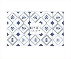 块面花卉瓷砖图案