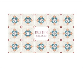 复古花卉瓷砖图案