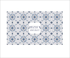 灰蓝纹样瓷砖图案