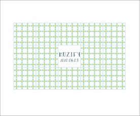 绿色格纹瓷砖图案