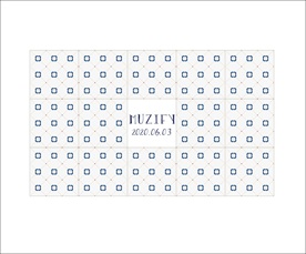 蓝色小花瓷砖图案