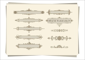 10款入欧式标签装饰
