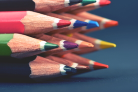 铅笔彩色铅笔画笔图片