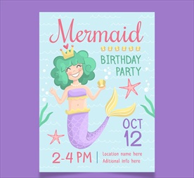 生日派对邀请卡