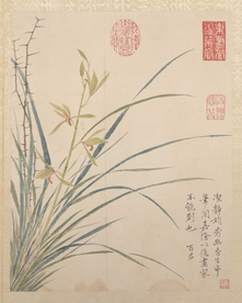 临蒋廷锡花卉花草绘画