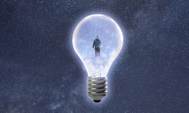 创意灯泡想法图片
