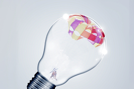创意灯泡想法图片