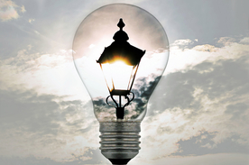 创意灯泡想法图片