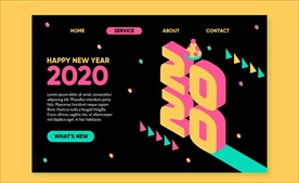 网站登陆页矢量