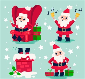 大眼睛圣诞老人