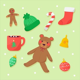 可爱圣诞节物品