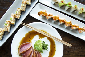 寿司料理海鲜美味图片