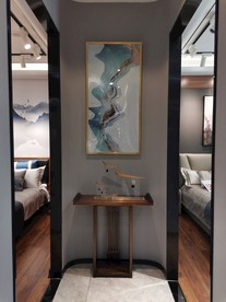 新中式玄关 中式展柜 中式装饰