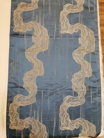 绸缎 布匹  蓝色布艺 针织布