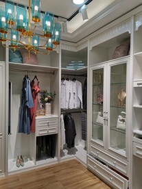 简欧衣帽间 欧式衣柜