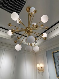 轻奢吊灯 球形吊灯 装饰灯