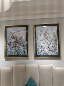 欧式装饰画  简欧花 花鸟画