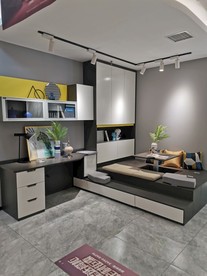 榻榻米休闲室书柜书桌