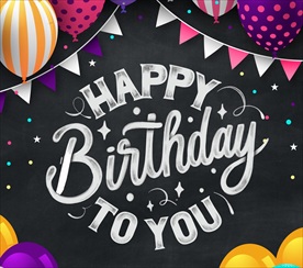 生日祝福语艺术字