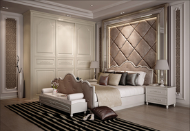 简欧式卧室效果图