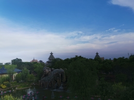 荆州景区园林建筑