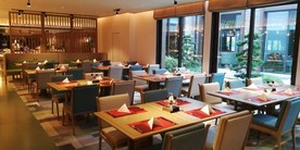 星级酒店自助餐区