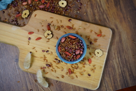 红枣红米粥米摄影照片素材