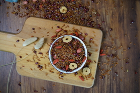 红枣红米粥米摄影照片素材