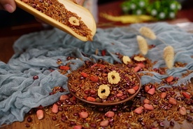 红枣红米粥米摄影照片素材