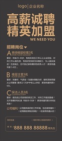 招聘展板