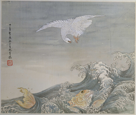 任熊植物山水风景画