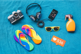 拖鞋人字拖平拖图片