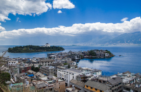 洱海湖泊风景图片