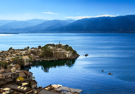 洱海湖泊风景图片