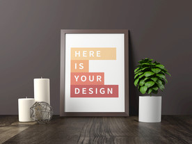 海报样机，海报实物效果图