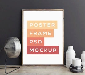 海报样机，海报实物效果图