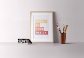 海报样机，海报实物效果图