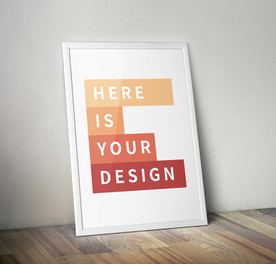 海报样机，海报实物效果图