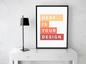 海报样机，海报实物效果图