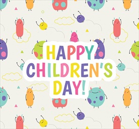 彩色儿童节怪兽