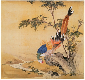 复古花鸟工笔画