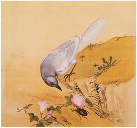 复古花鸟工笔画