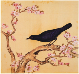 复古花鸟工笔画