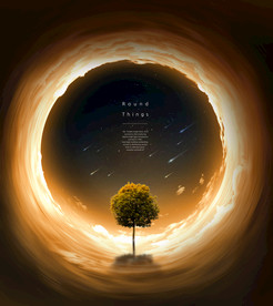 极坐标效果鱼眼海报图片