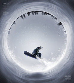 极坐标效果鱼眼海报图片